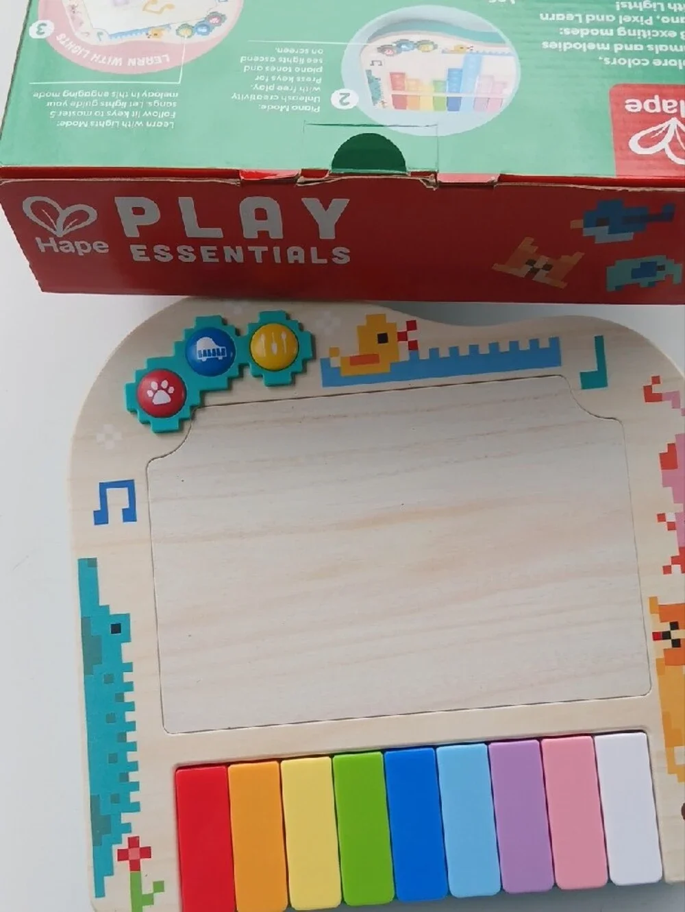 Rainbow Rhythm Piano - Colorful Kids Toy Piano